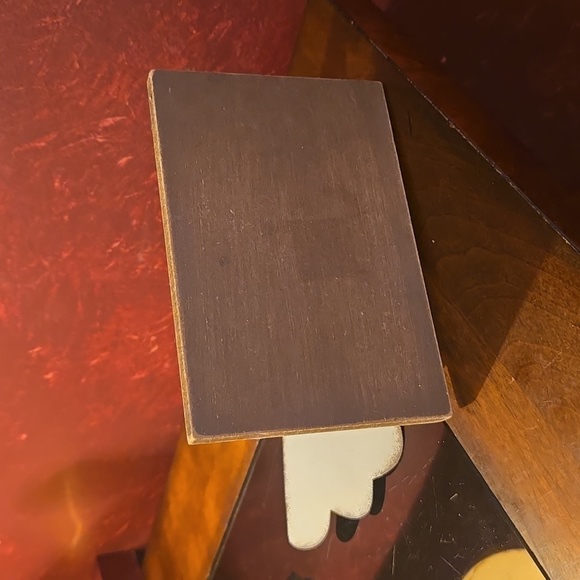 Young's Inc.Tin Tabletop Christmas Angel "Believe" Laser Cut Design Candleholder - Picture 8 of 9